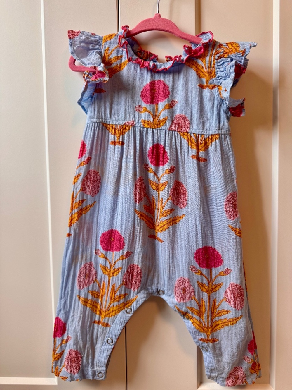Pink Chicken Jumpsuit 6-12
